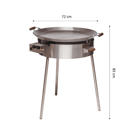 GrillSymbol stegepladesæt PRO-720, ø 72 cm